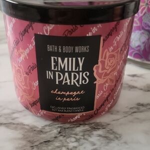 Bath & Body Works Emily in Paris Candle - Champagne Pink